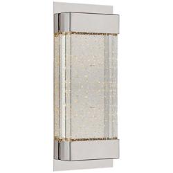 WAC Mythical 13&quot; High Polished Nickel LED Wall Sconce