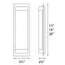 Thumbnail3 of WAC Mythical 18" High Polished Nickel LED Wall Sconce more views