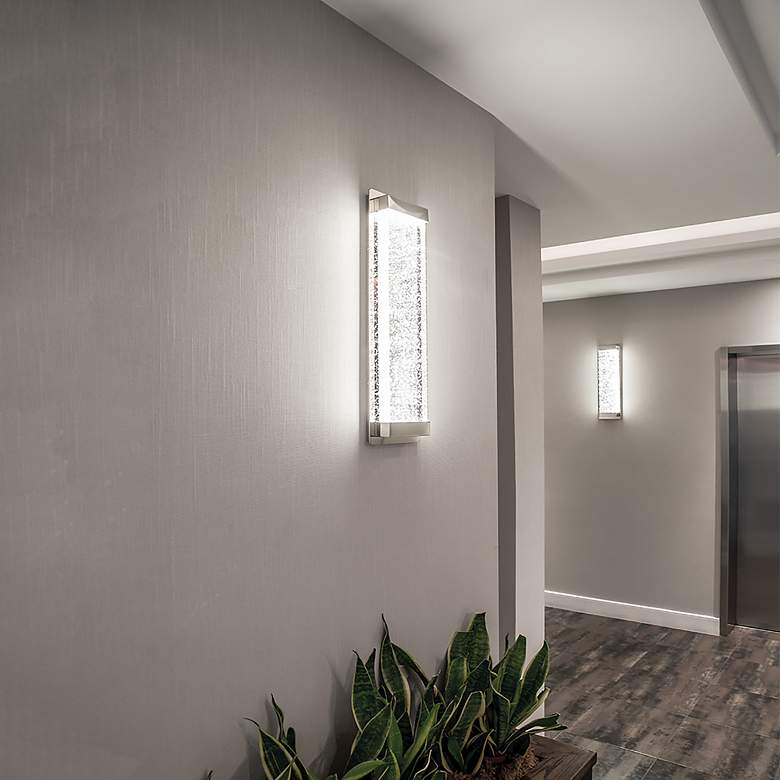 Image 4 WAC Mythical 18" High Polished Nickel LED Wall Sconce more views
