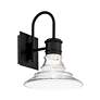 Thumbnail1 of WAC Nantucket 13 1/4" High Black LED Outdoor Wall Light