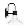 Thumbnail3 of WAC Nantucket 13 1/4" High Black LED Outdoor Wall Light more views