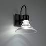Thumbnail4 of WAC Nantucket 13 1/4" High Black LED Outdoor Wall Light more views