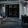 6_WAC Nantucket 13 1/4" High Black LED Outdoor Wall Light more views