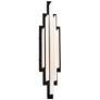 2_WAC Nouveau 22 3/4" High Black LED Wall Sconce