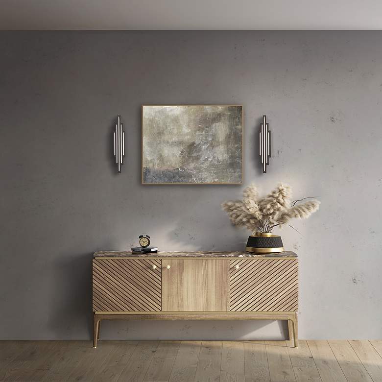 Image 7 WAC Nouveau 22 3/4" High Black LED Wall Sconce more views