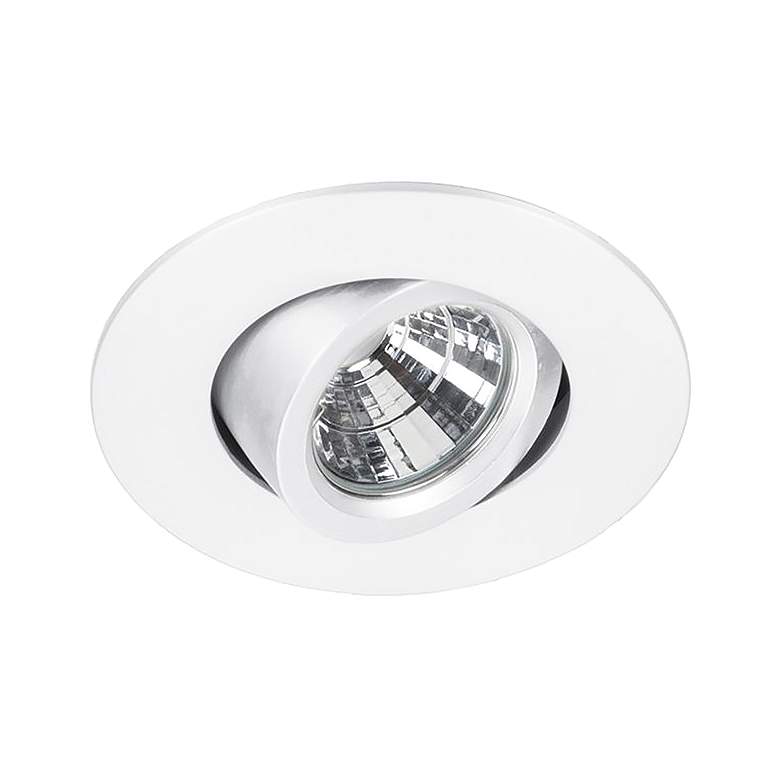 Image 1 WAC Oculux 2" White LED Adjustable Complete Recessed Kit