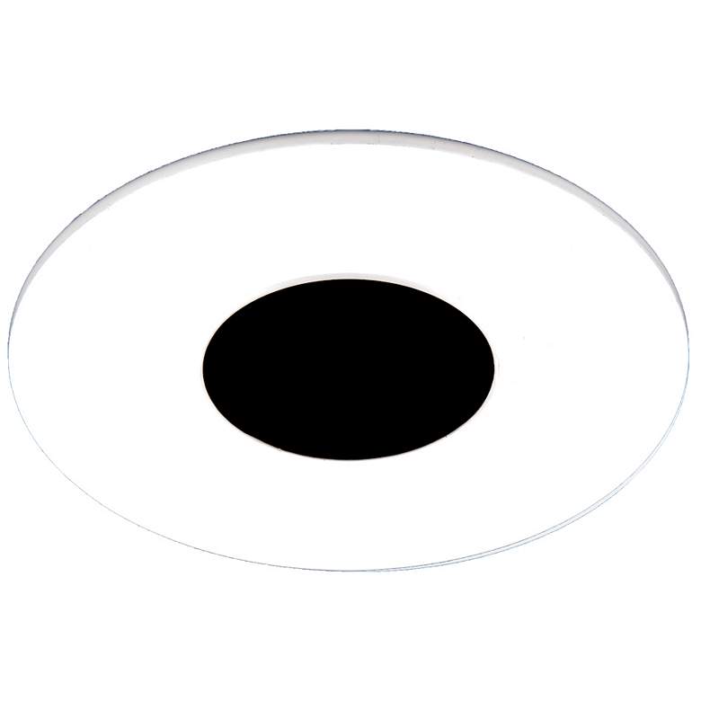 Image 1 WAC Oculux Architectural 3 1/2" Round White Pinhole Trim