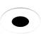 WAC Oculux Architectural 3 1/2" Round White Pinhole Trim