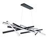 4_WAC Parallax 55" Wide Black LED Linear Pendant more views