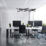 7_WAC Parallax 55" Wide Black LED Linear Pendant more views