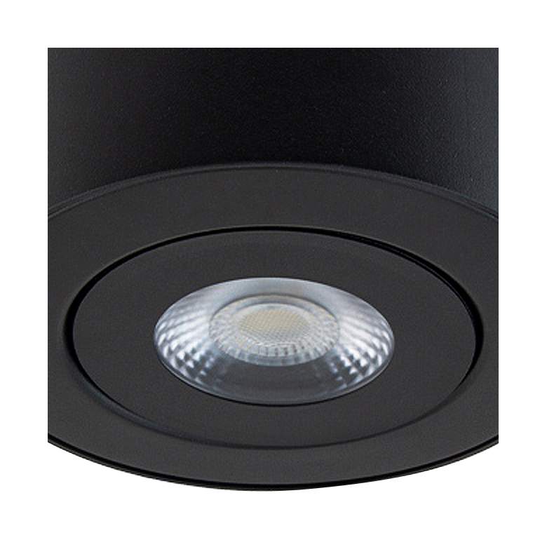 Image 2 WAC Peek 5"W Black 3000K LED Indoor/Outdoor Ceiling Light more views
