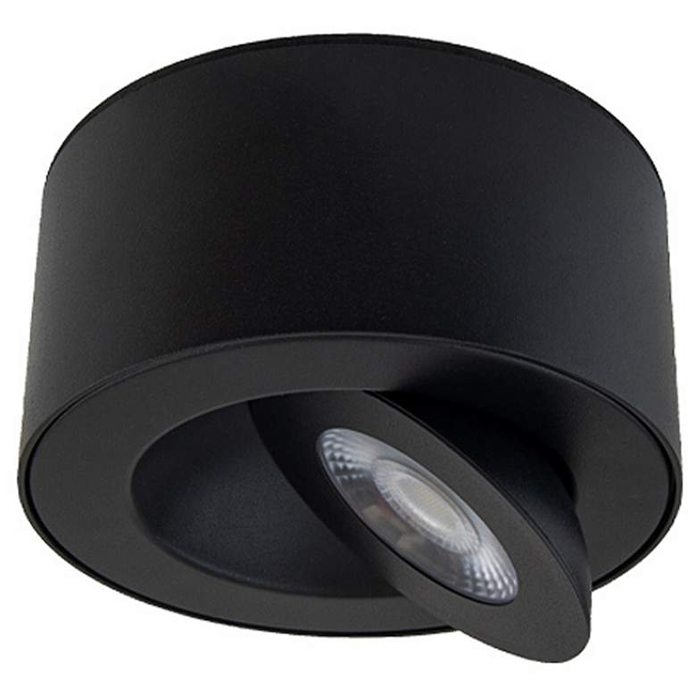 Image 3 WAC Peek 5"W Black 3000K LED Indoor/Outdoor Ceiling Light more views