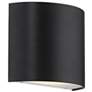 1_WAC Pocket 5 1/2" High Black LED Wall Sconce