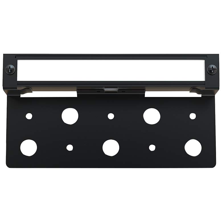Image 1 WAC Pola 12" Wide Black LED Hardscape Light with Dual CCT