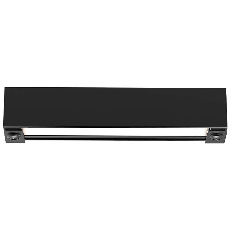 Image 1 WAC Pola 4 1/2" Wide Black 2700K LED Hardscape Light