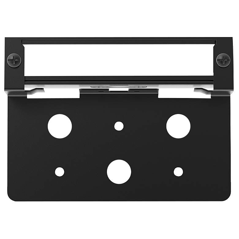 Image 2 WAC Pola 4 1/2" Wide Black 2700K LED Hardscape Light more views