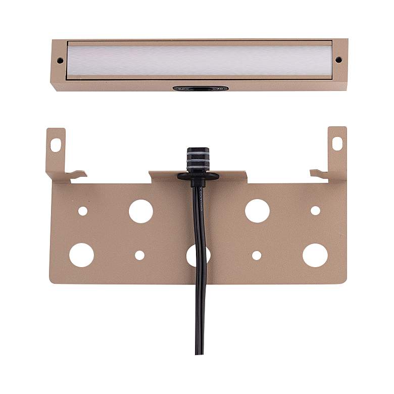 Image 4 WAC Pola 4 1/2" Wide Black 3000K LED Hardscape Light more views