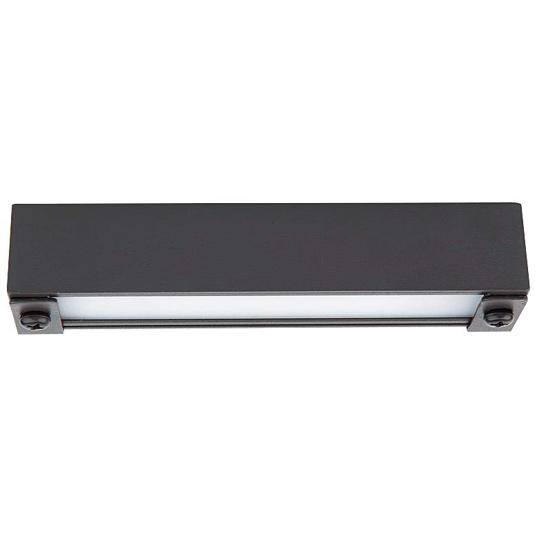 Image 1 WAC Pola 4 1/2" Wide Graphite 3000K LED Hardscape Light