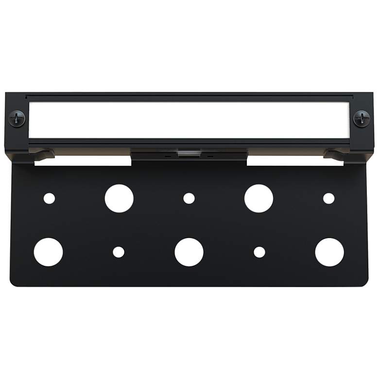Image 1 WAC Pola 6" Wide Black LED Hardscape Light with Dual CCT