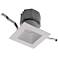 WAC Pop-in 4" White Square New Construction LED Recessed Kit