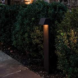 Image2 of WAC Quad 23" High Bronze 3000K LED Landscape Path Light more views
