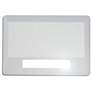 WAC Rectangle 3 1/2" Wide White LED Deck Light