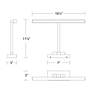 Thumbnail4 of WAC Reed 16 1/2" Wide Black LED Picture Light more views