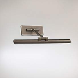 Image3 of WAC Reed 16 1/2" Wide Brushed Nickel LED Picture Light more views
