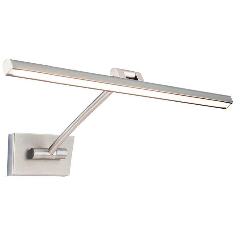 Image 1 WAC Reed 24 1/2" Wide Brushed Nickel LED Picture Light
