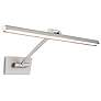 1_WAC Reed 24 1/2" Wide Brushed Nickel LED Picture Light