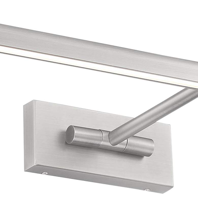 Image 2 WAC Reed 32 1/2" Wide Brushed Nickel LED Picture Light more views