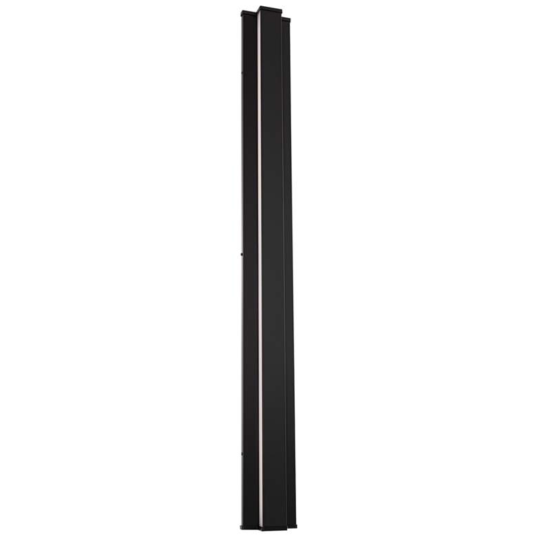 Image 1 WAC Revels 48" High Black LED Outdoor Wall Light