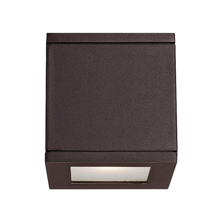 Image 1 WAC Rubix 5" High Bronze LED Up - Downlight