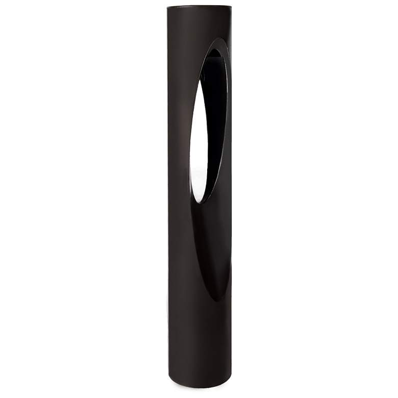 Image 1 WAC Scoop 30 inch High Black 120V LED Landscape Bollard Light