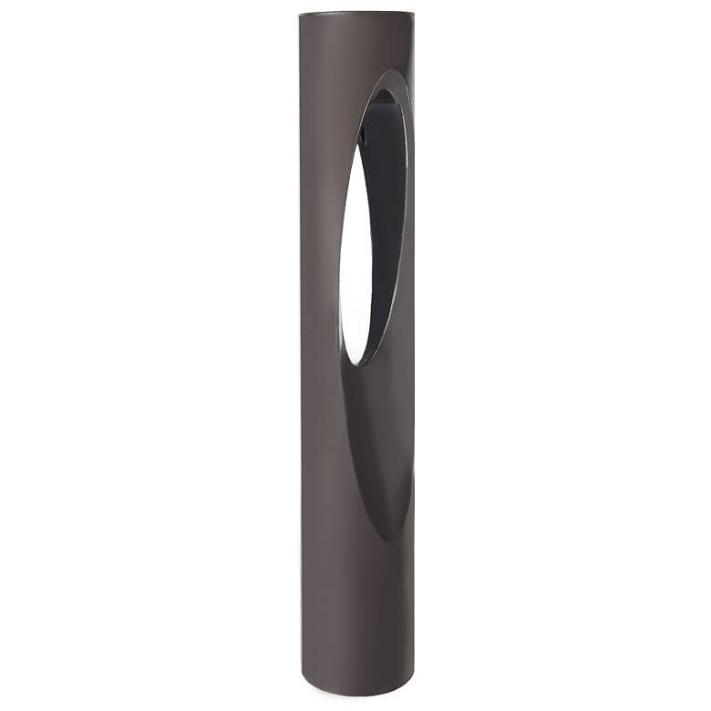 Image 1 WAC Scoop 30 inch High Bronze 12V LED Landscape Bollard Light