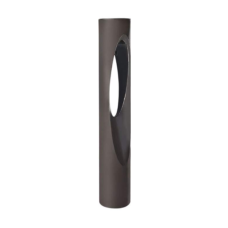 Image 1 WAC Scoop 30" High Bronze 2700K LED Bollard Landscape Light