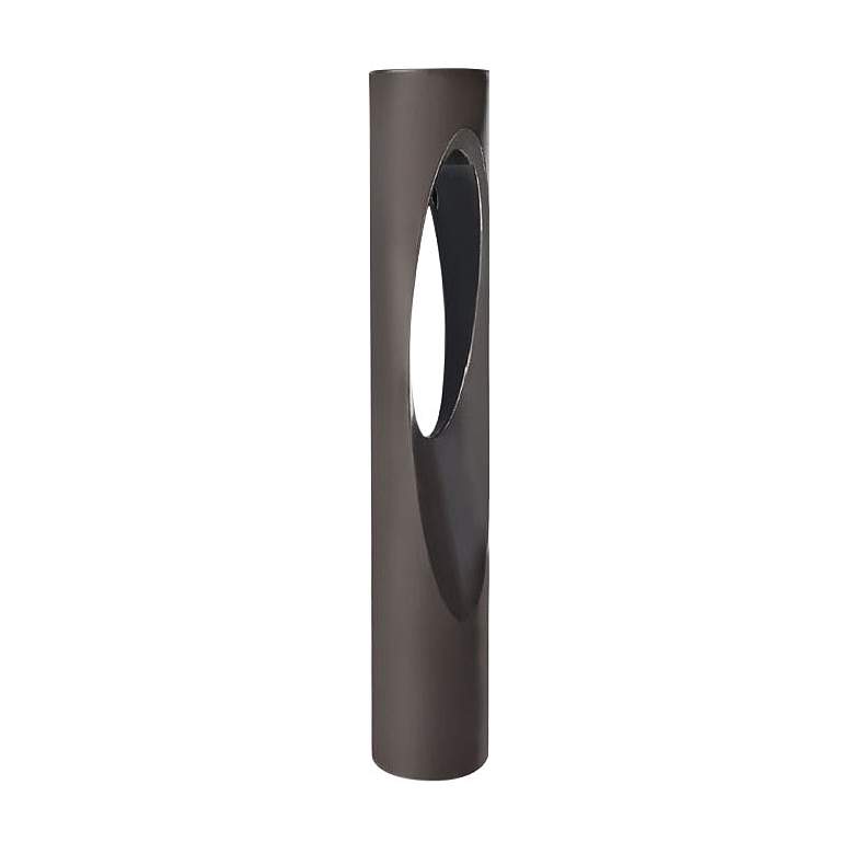 Image 1 WAC Scoop 30 inch High Bronze 2700K LED Bollard Landscape Light