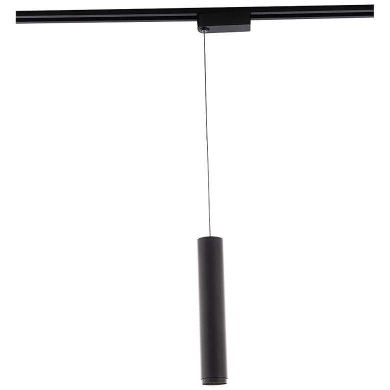 Image 1 WAC Silo 2020 Black LED Track Mini Pendant