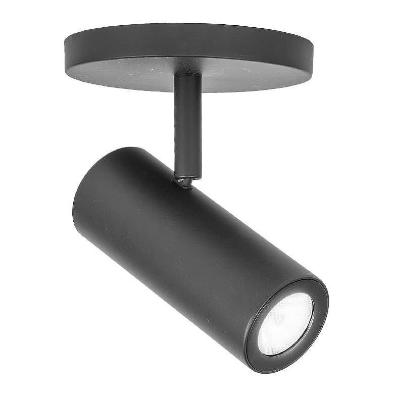 Image 1 WAC Silo X10 5" Black 3000K LED Adjustable Ceiling Spot Light