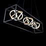 6_WAC Sinclair 42 1/2" Wide Black 3-Light LED Linear Pendant more views