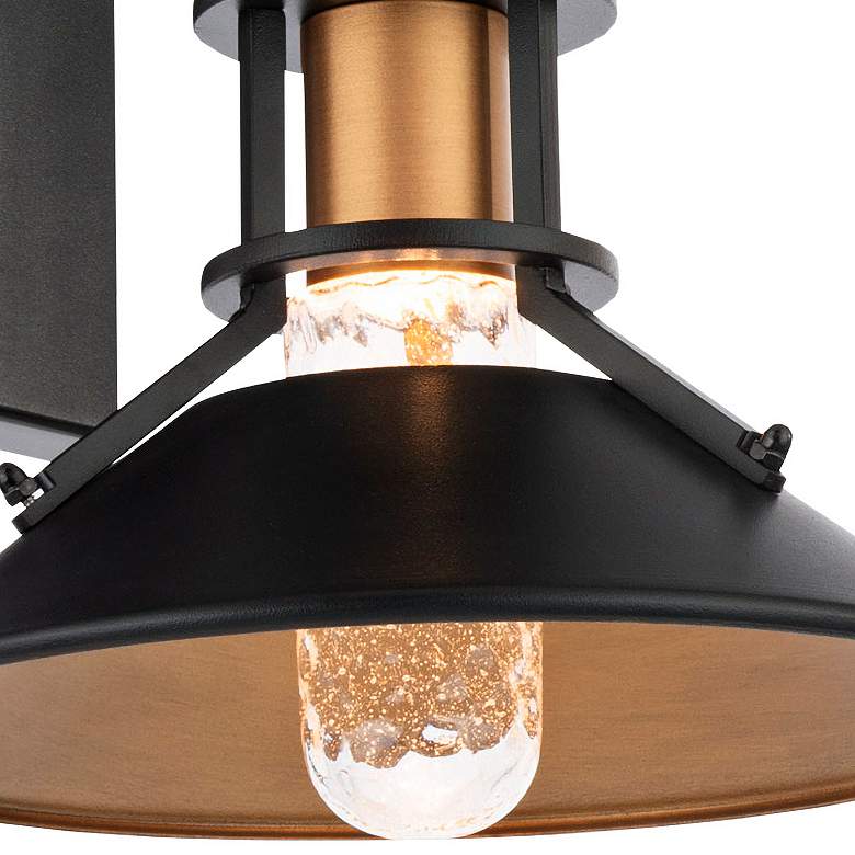 Image 2 WAC Sleepless 11 1/4" High Black LED Outdoor Wall Light more views