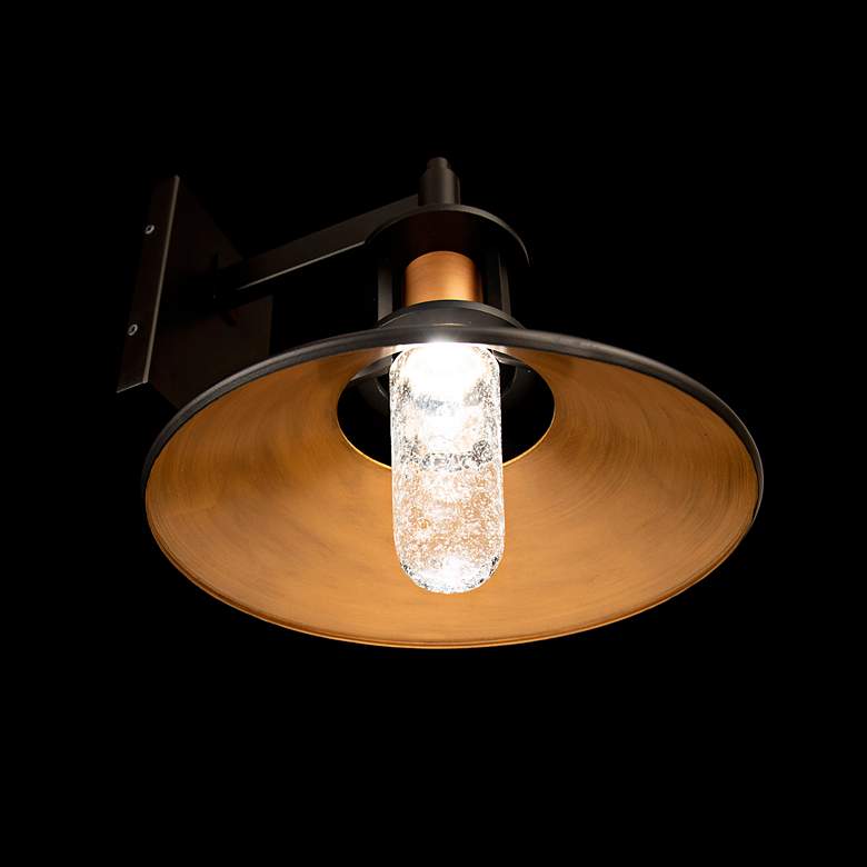 Image 3 WAC Sleepless 11 1/4" High Black LED Outdoor Wall Light more views