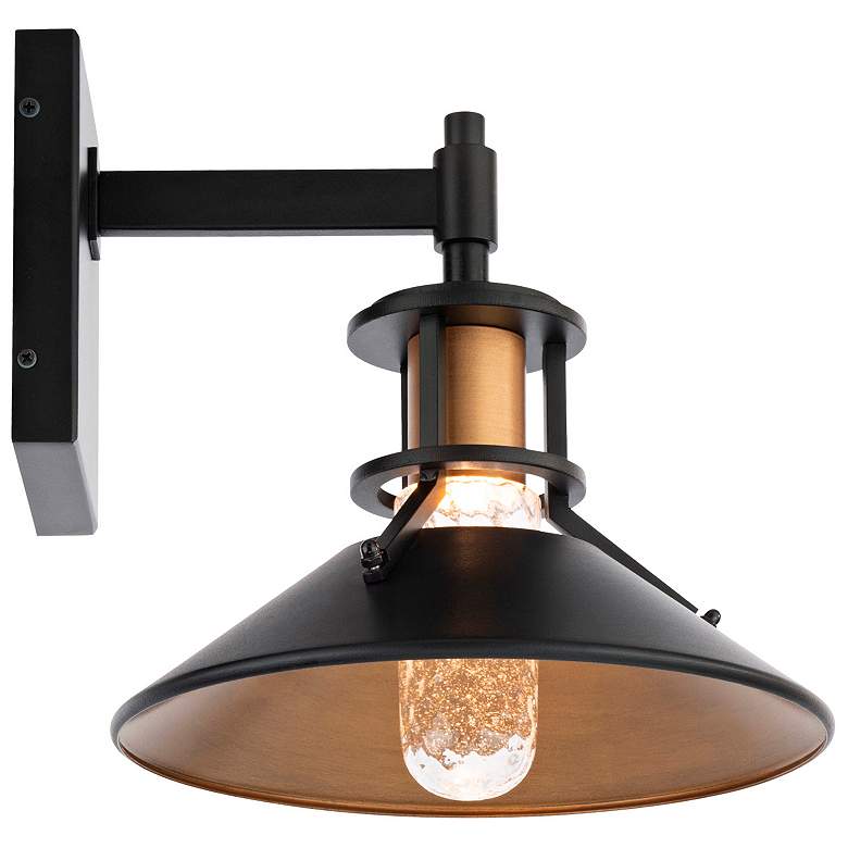 Image 4 WAC Sleepless 11 1/4" High Black LED Outdoor Wall Light more views