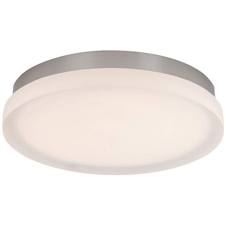 Image 2 WAC Slice 11" Wide Brushed Nickel LED Ceiling Light