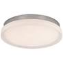 2_WAC Slice 11" Wide Brushed Nickel LED Ceiling Light