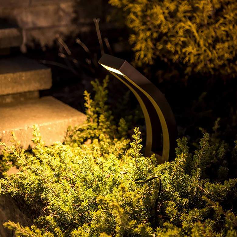 Image 2 WAC Slide 24" High Bronze LED Landscape Path Light more views