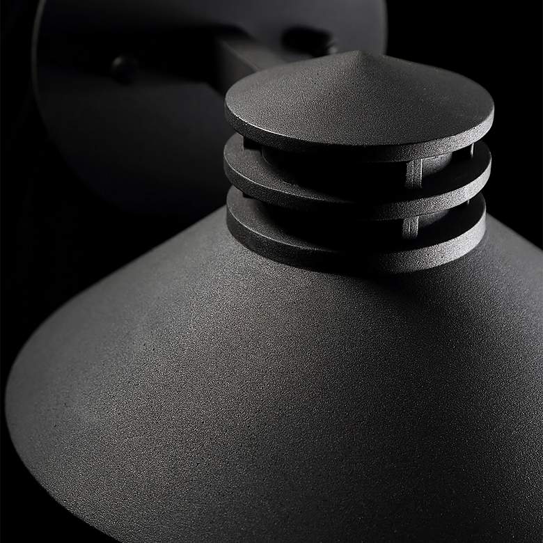 Image 5 WAC Sodor 7" High Black LED Outdoor Wall Light more views
