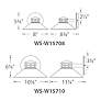 5_WAC Sodor 7" High Black LED Outdoor Wall Light more views