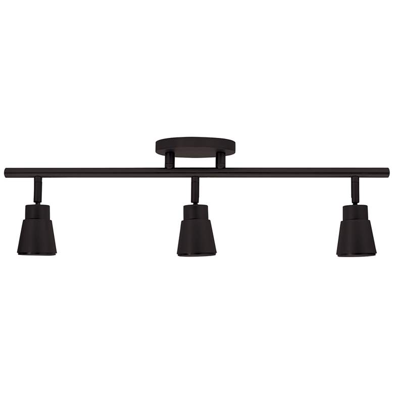 Image 3 WAC Solo 24" Wide 3-Light Black LED Track Light Ceiling Fixture more views