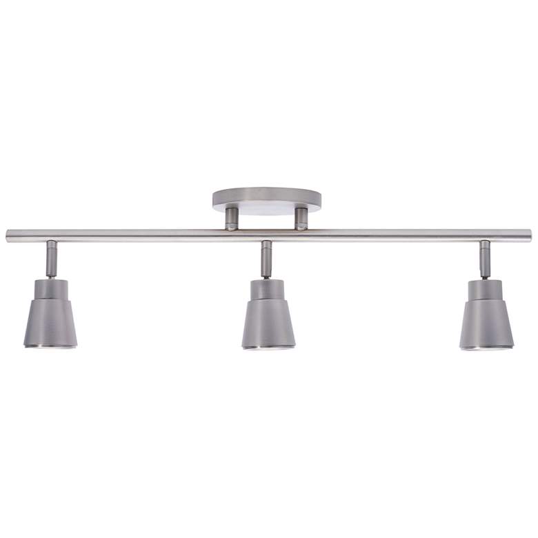 Image 3 WAC Solo 3-Light Brushed Nickel LED Track Fixture more views